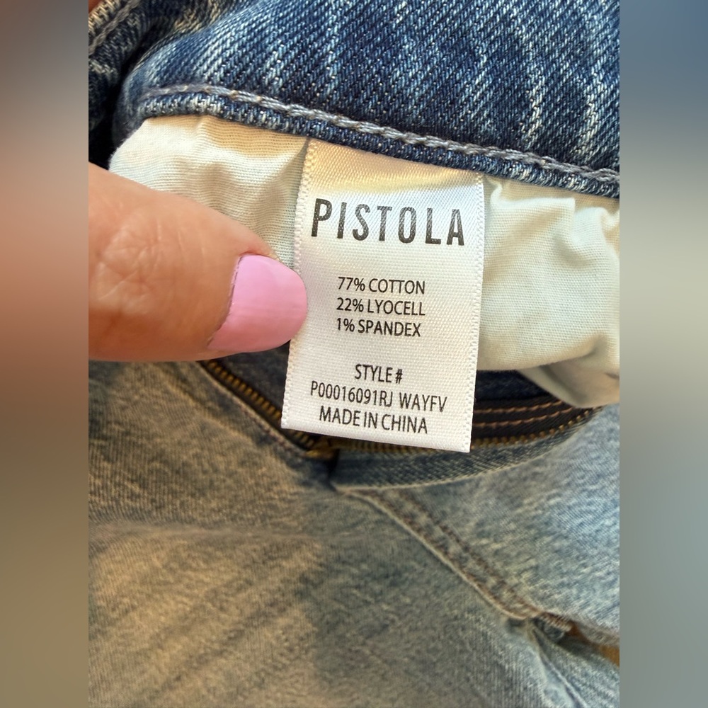 Pistola Lennon High Rise Crop Boot Jeans 26 - Picture 8 of 12